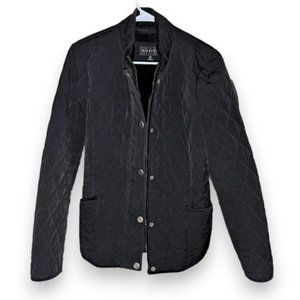 Braetan Black Quilted Zip Jacket Women size M